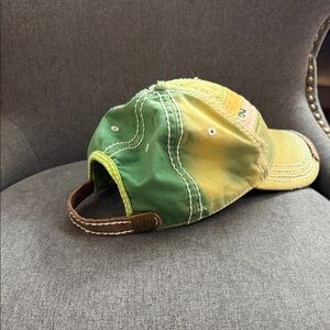 Green and Yellow  Cap